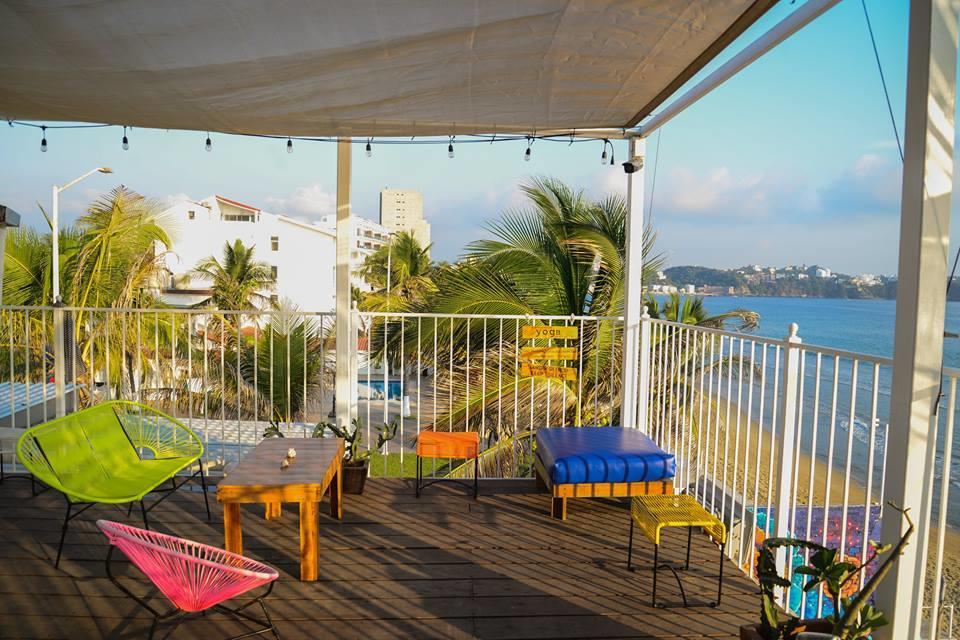 Hostal Olas Altas Manzanillo Bagian luar foto